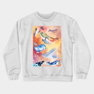 underwater life Crewneck Sweatshirt